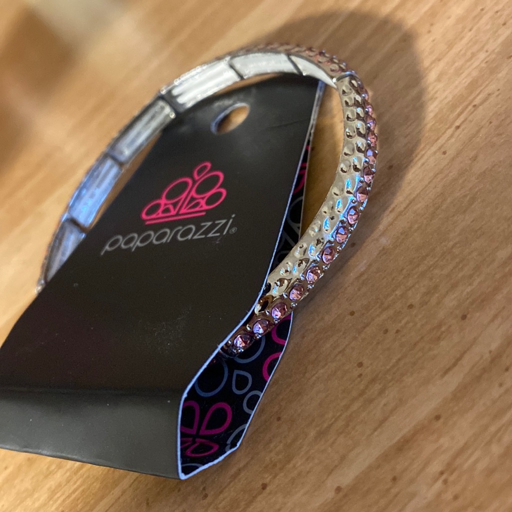 Pink Rhinestone Bracelet